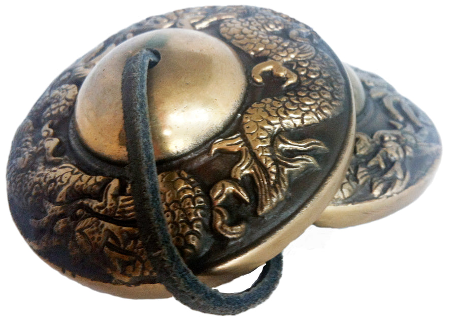 Tingsha Dragon Chimes - Large 3"