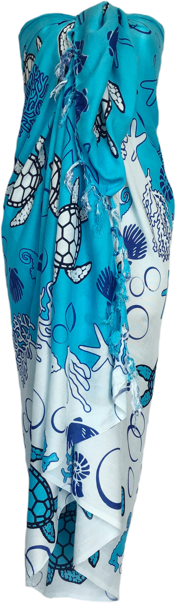 Sarong Wrap From Bali - Animals & Creatures Designs