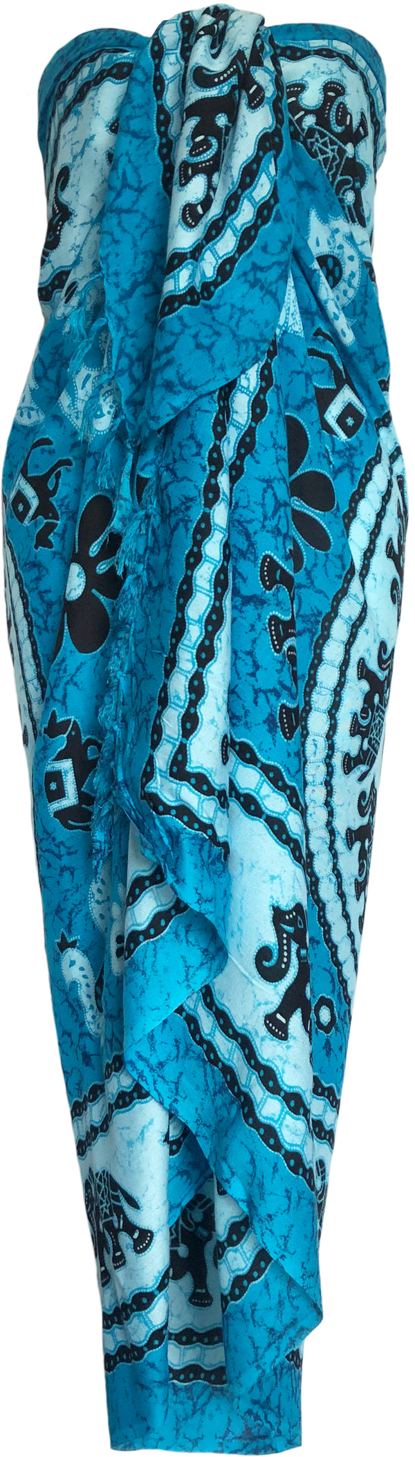 Sarong Wrap From Bali - Elephants Designs