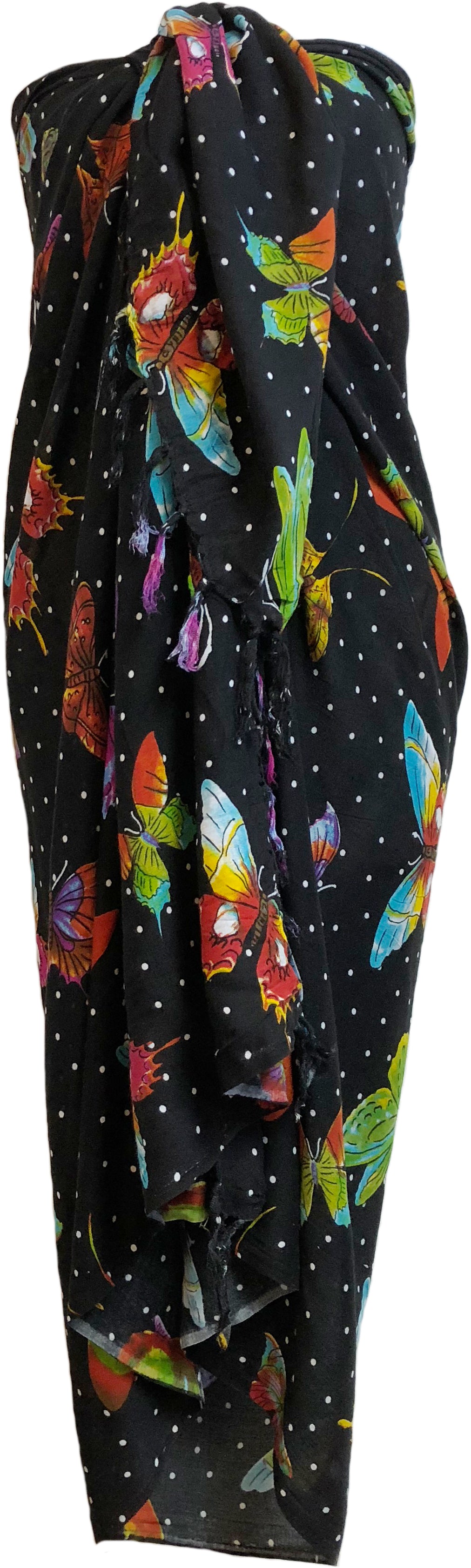 Sarong Wrap From Bali - Winged Creatures Designs