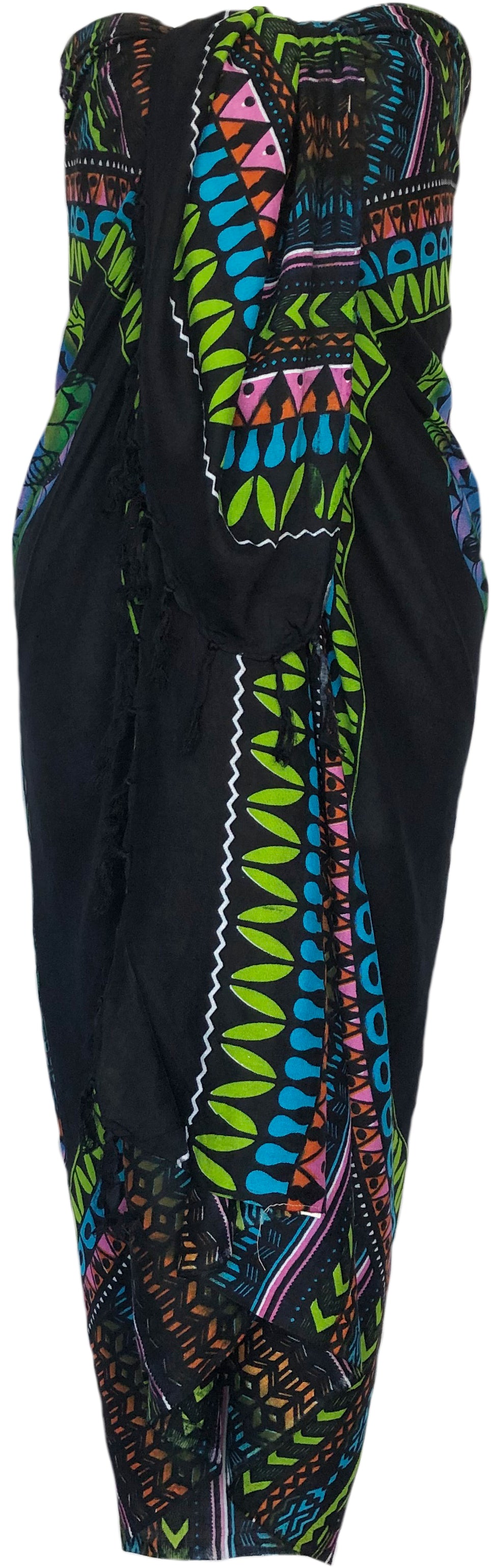 Sarong Wrap From Bali - Elephants Designs