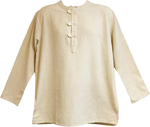 Kurta Cream Mens Tunic Shirt Yak & Yeti