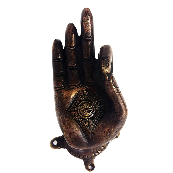 Yoga Mudra Bronze Door Handle