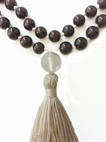Garnet Hand Knotted Mala - 108 Beads
