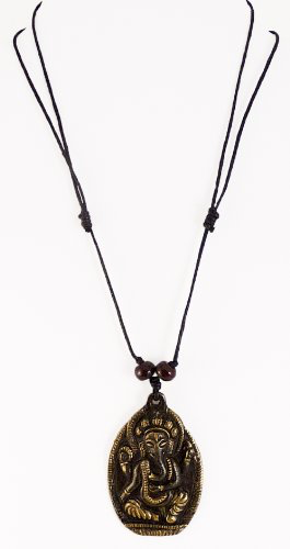 Ganesh Pendant with Adjustable Cord