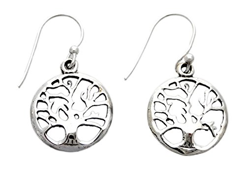 Tree of Life Earrings - Sterling Silver