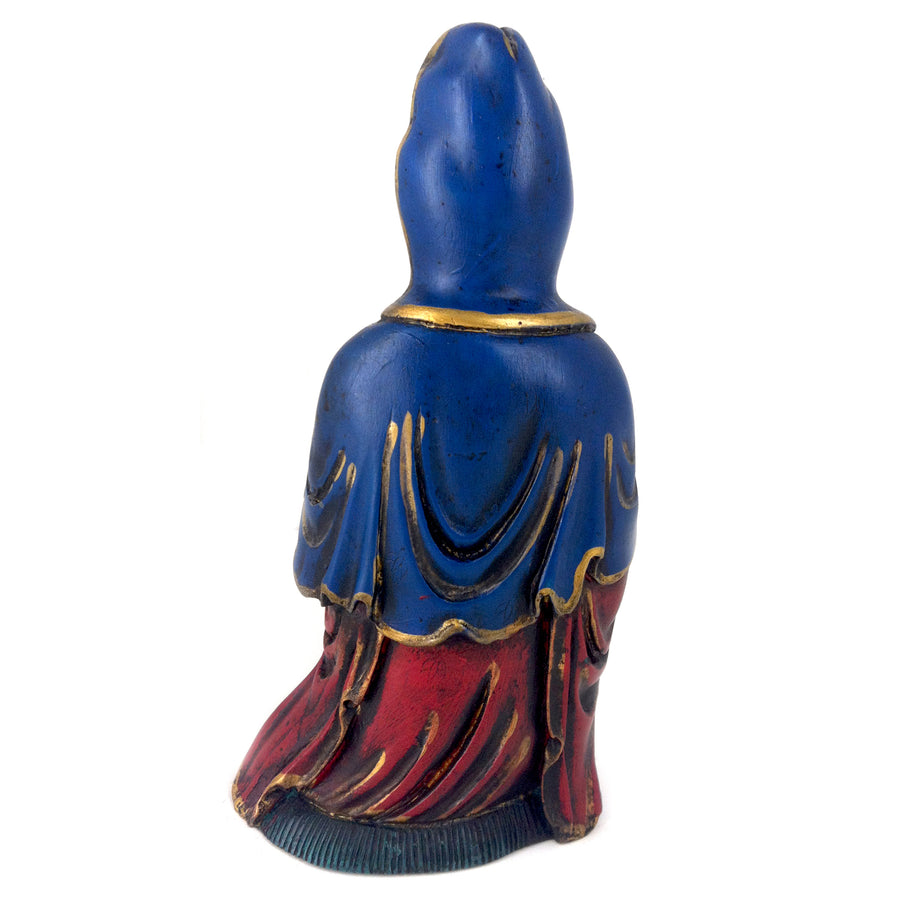 Kuan  Yin Goddess of Mercy Meditating Statue for Compassion & Vegetarianism
