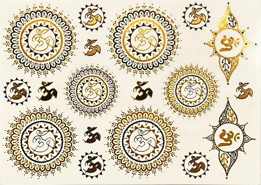 Om Henna Tattoo Set