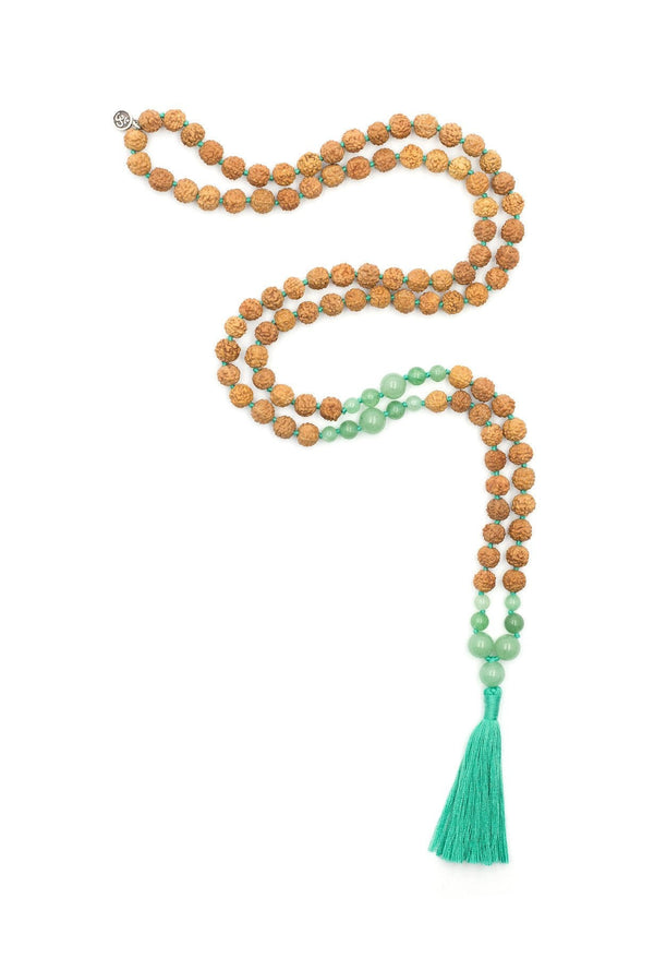 GANESH MALA - GREEN AVENTURINE - MR045