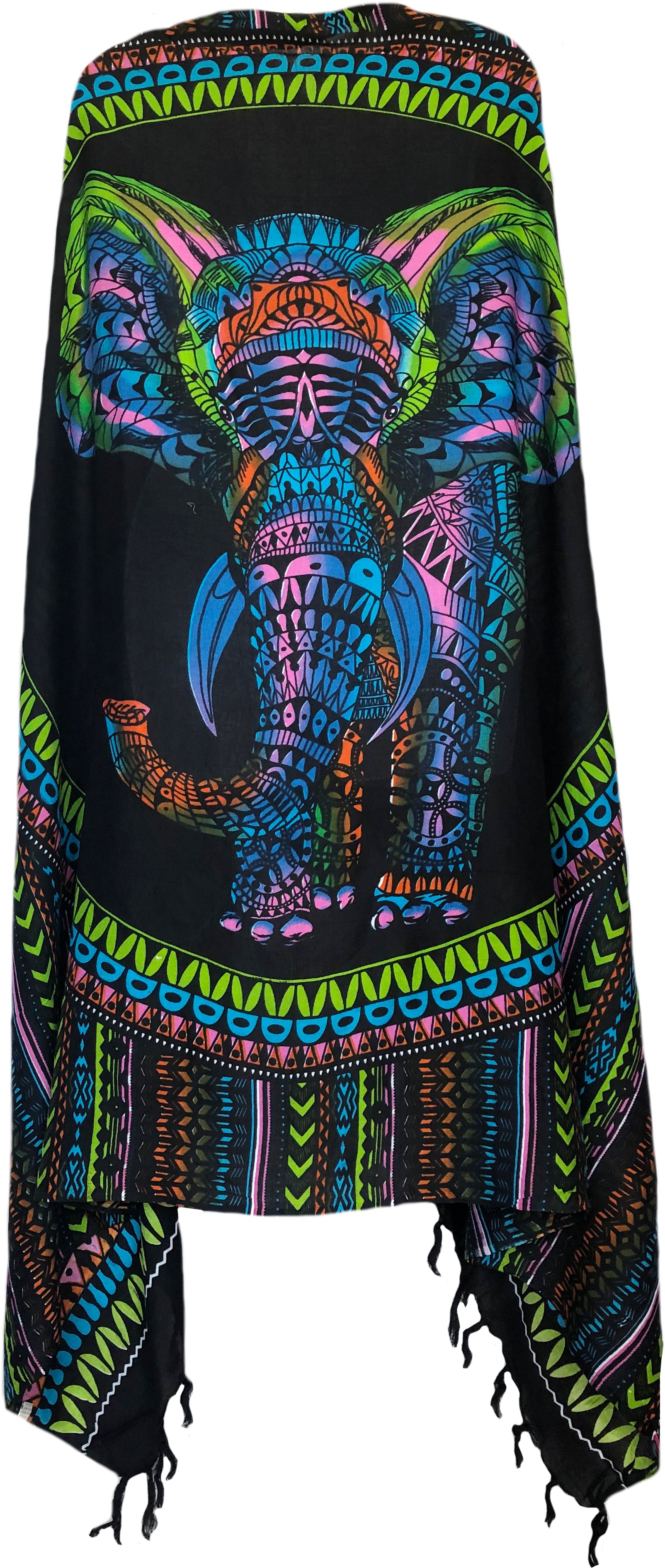 Sarong Wrap From Bali - Elephants Designs