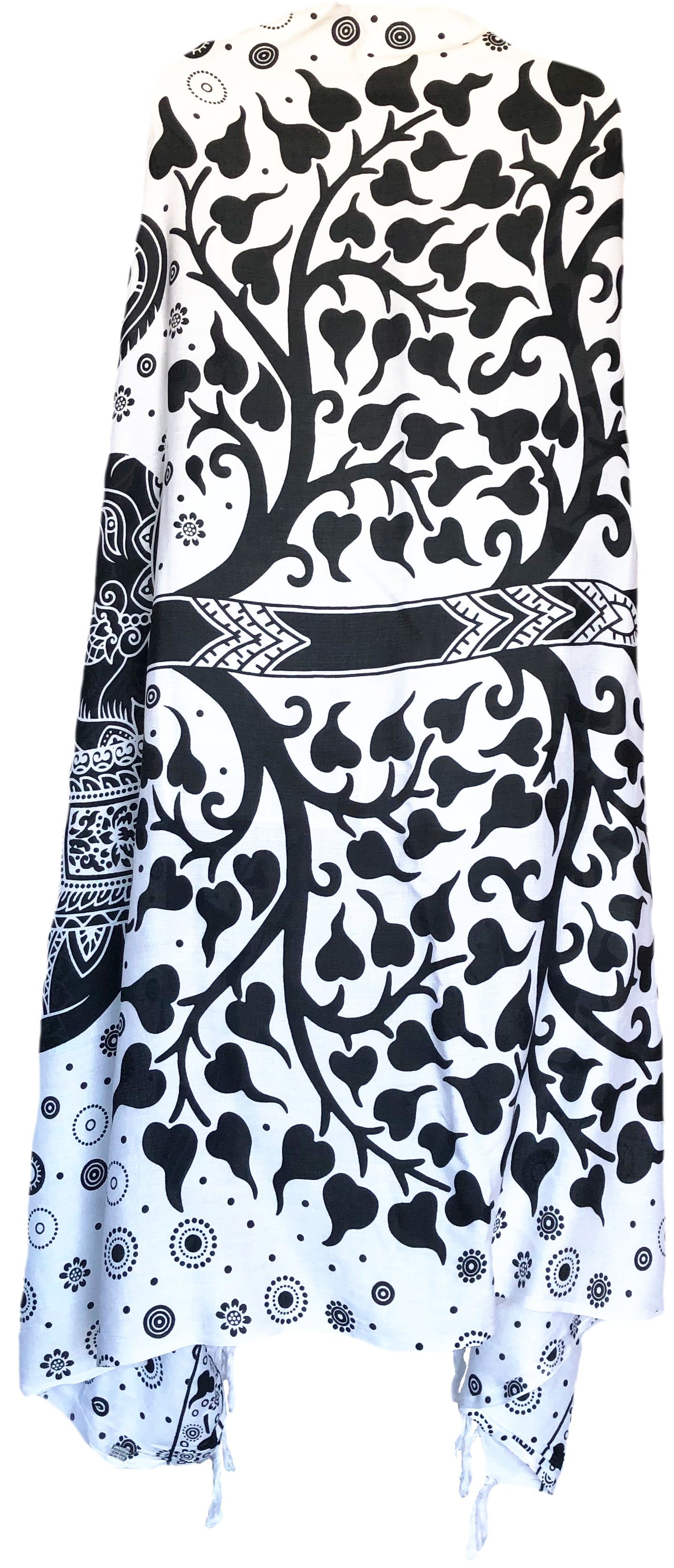Sarong Wrap From Bali - Elephants Designs