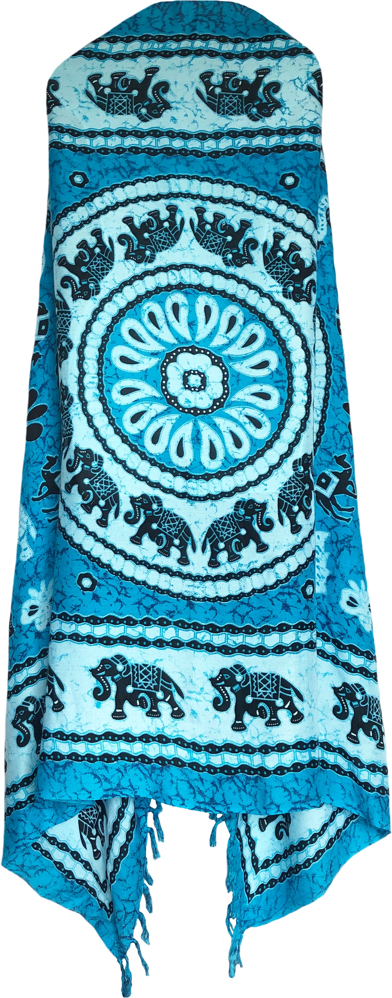 Sarong Wrap From Bali - Elephants Designs